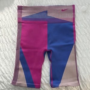Nike bike shorts size medium pink purple